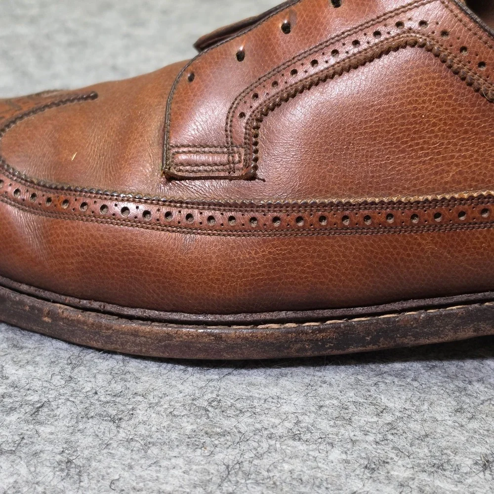 Florsheim Mens Royal Imperial 97625 Wingtip Leather Brown 13 3E Vintage Brogue